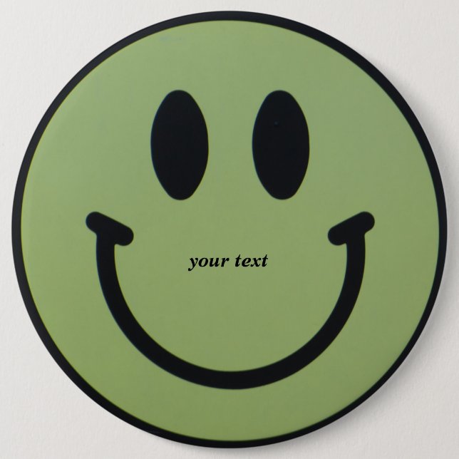 Lächelndes Gesicht Button (Vorderseite)