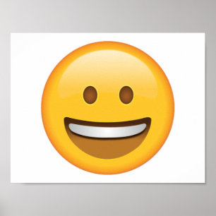 Lächelndes Gesicht - Emoji Poster