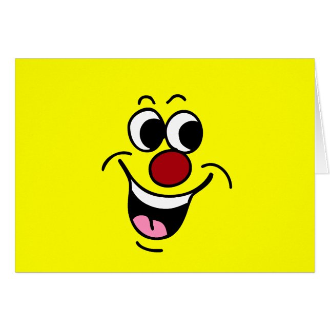 Lächelndes Gesicht Grumpey (Vorderseite (Horizontal))