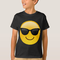 Lächelndes Gesicht mit Sonnenbrillen cooles Emoji