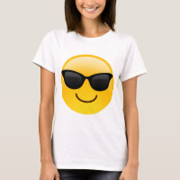 Lächelndes Gesicht mit Sonnenbrillen cooles Emoji