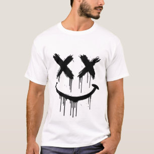 Lächelndes Gesicht. T-Shirt