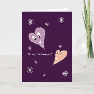 Lächelndes Herz Valentine Feiertagskarte