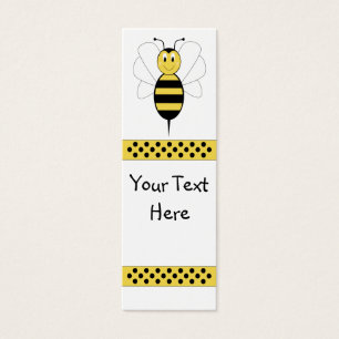 Lächelndes Hummel-Bienen-Lesezeichen