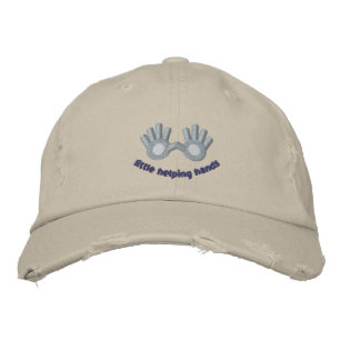 Lächelndes Logo beängstigend Chino Twill Cap Bestickte Kappe