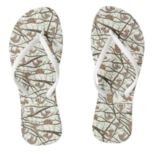 Lächelndes Muster Flip Flops