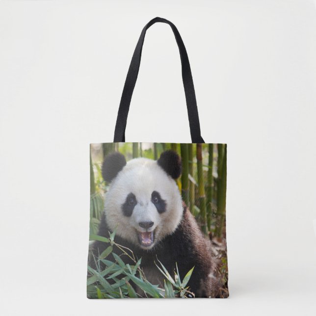 Lächelndes Panda-Porträt (Vorderseite)
