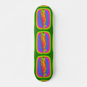 lächelndes psychedelisches Wal-Skateboard Skateboard