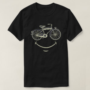 Lächelndes Radrennen Funny Cyclist Geschenk T-Shirt