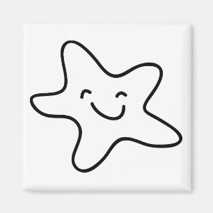 Lächelndes Sternenfisch Magnet
