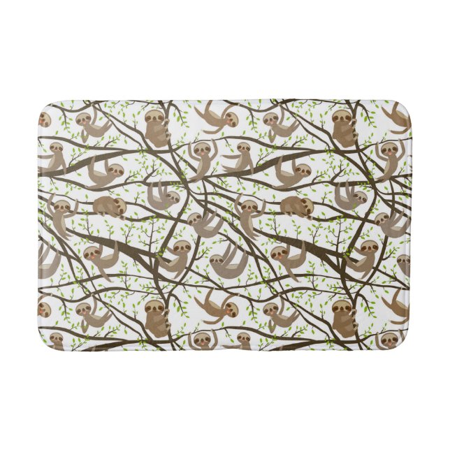 Lächelndes Trägheits-Muster Badematte (Vorderseite)