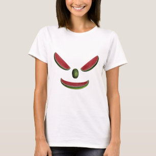 Lächelndes Wassermelonen-Gesicht T-Shirt