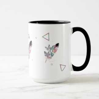 Lächelnuss und Schmetterlingscup-Design Tasse