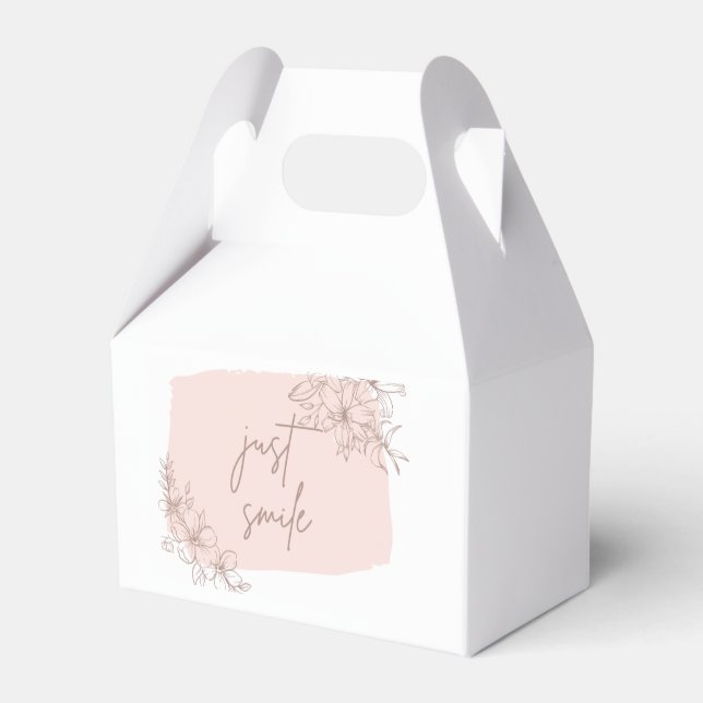 Lächelpackung Geschenkschachtel (Rückseite)