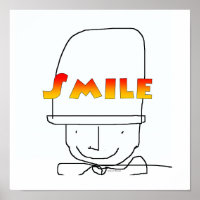 Lächelposter drucken