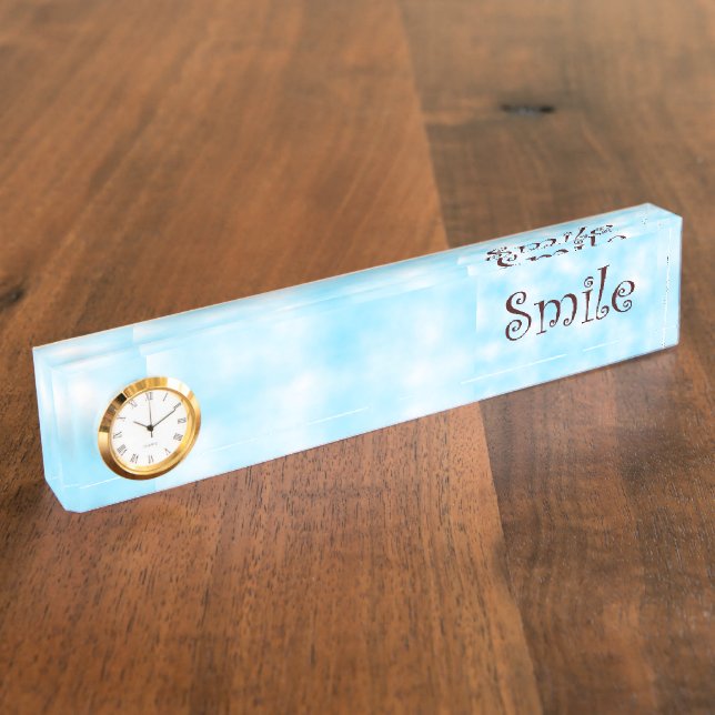 Lächelschild Namensplakette (Seite)