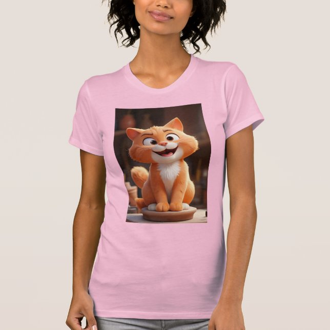 Lächelt Kitty Cat! T-Shirt (Vorderseite)