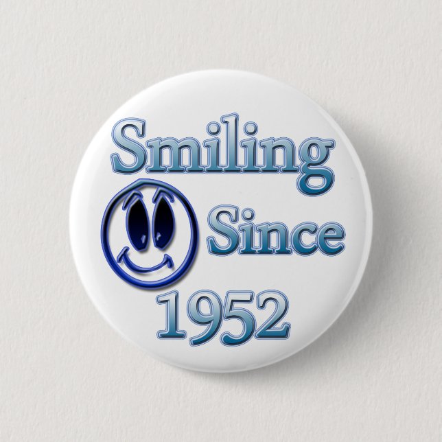 Lächelt seit 1952 button (Vorderseite)