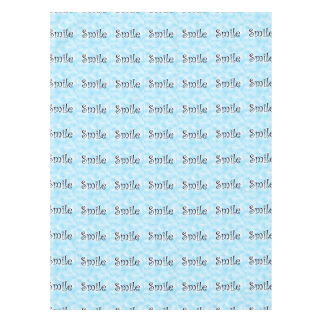 Lächeltuch Tischdecke (Vorderseite)