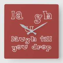 Lachen, bis Sie fallen lassen