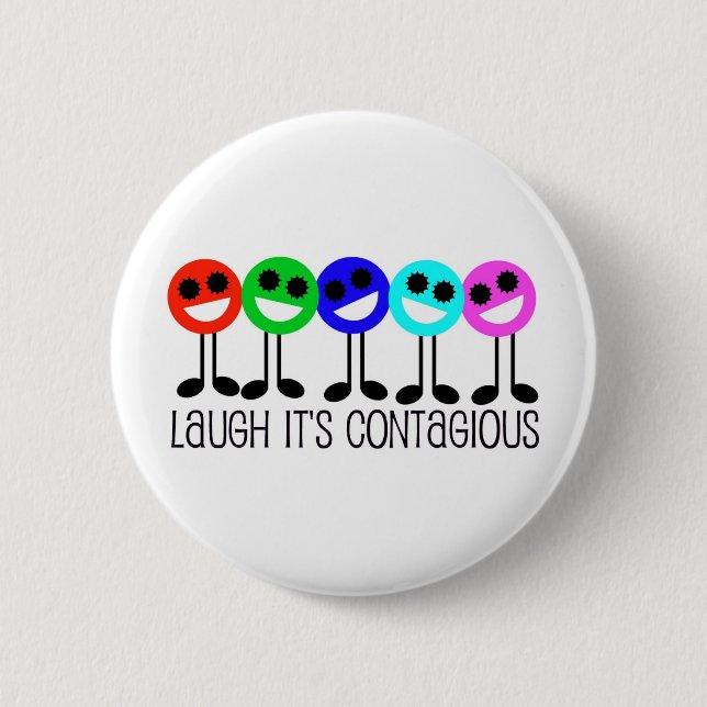 Lachen Es ist ansteckend Button (Vorderseite)