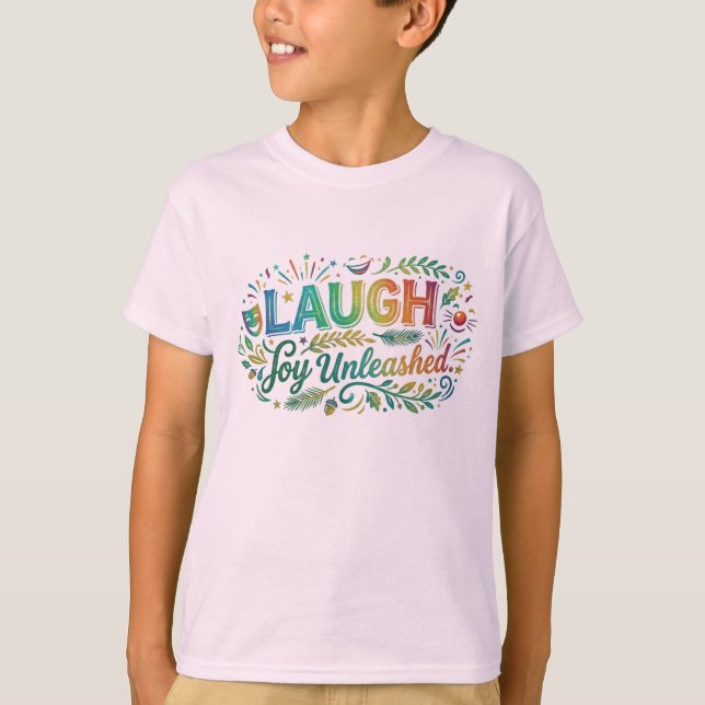 Lachen Freude Unbeschwert T-Shirt (Vorderseite)