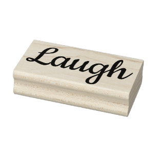 Lachen Gummistempel