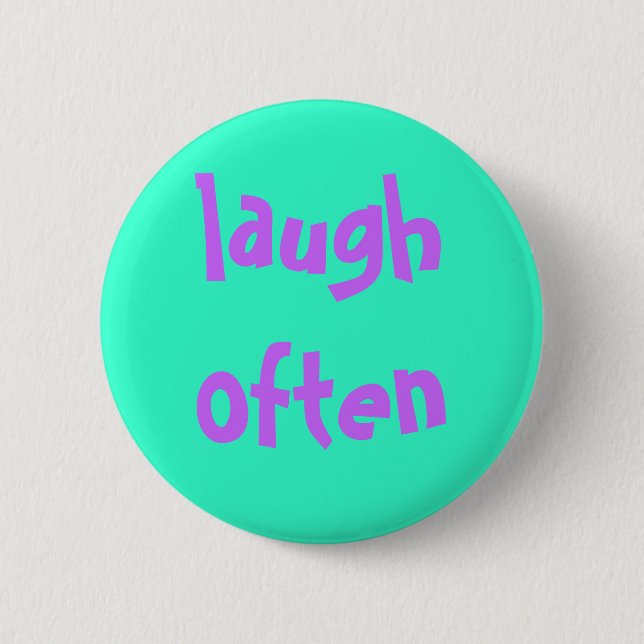 Lachen häufig button (Vorderseite)