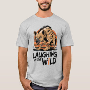 Lachen im Wilden - Fierce Hyena Tribal Style T-Shirt