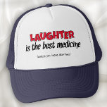 Lachen ist die beste Medizin | Funny Zitat Truckerkappe<br><div class="desc">Lachen ist die beste Medizin. Ein gut gebrauchtes Sprichwort,  aber jeder Arzt,  jede Krankenschwester oder jeder Pflegeassistent wird schnell auf mindestens eine sehr wichtige Ausnahme hinweisen! Ein lustiges Zitat,  das Sie zum Mittelpunkt der Aufmerksamkeit machen wird.</div>