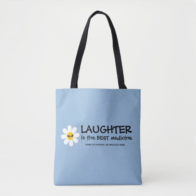 Lachen ist die beste Medizin-Tasche (Vorderseite)
