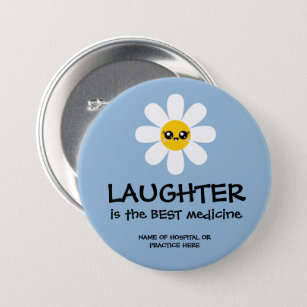 Lachen ist die beste Medizin-Taste Button