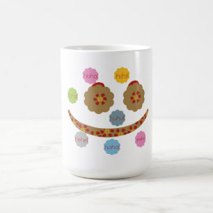 Lachen-Lächeln-Tasse Kaffeetasse