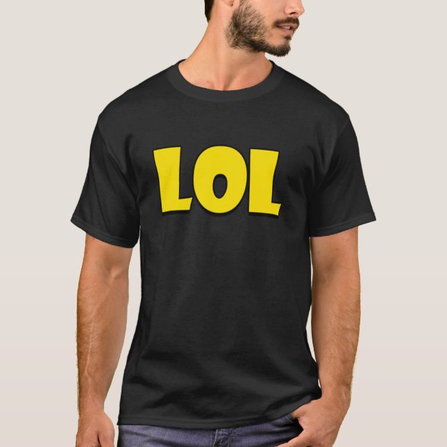 lachen laut laut vor T-Shirt (Vorderseite)