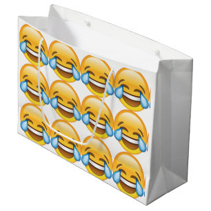 Lachen Tränen weinen von Joy Emoji Große Geschenktüte