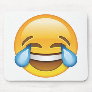 Lachen Tränen weinen von Joy Emoji Mousepad