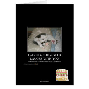 Lachen u. die Welt lacht mit Ihnen