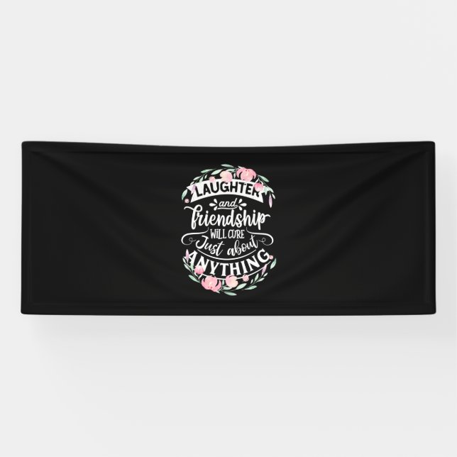 Lachen und Freundschaft Banner (Horizontal)