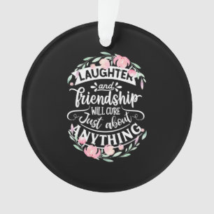 Lachen und Freundschaft Ornament