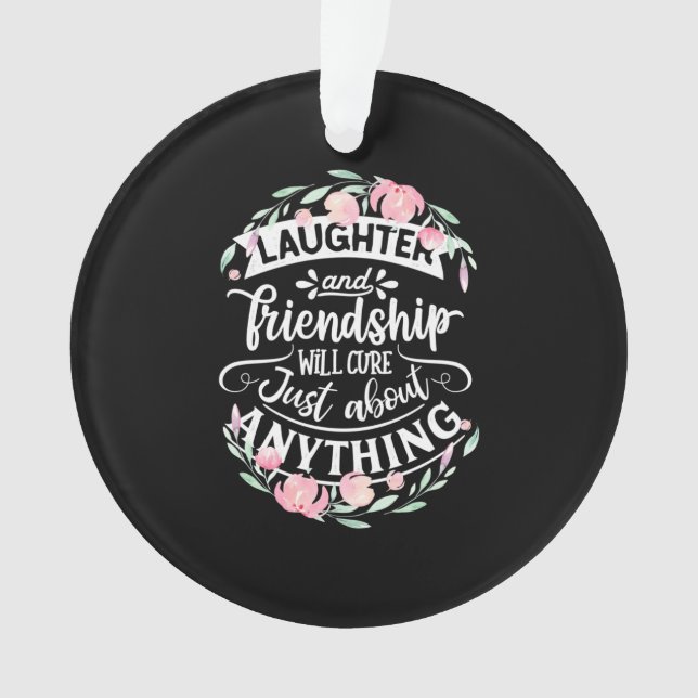 Lachen und Freundschaft Ornament (Vorderseite)
