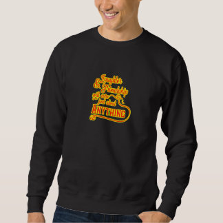 Lachen und Freundschaft werden Blues heilen. Sweatshirt