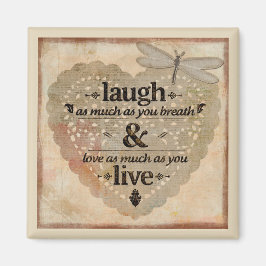 Lachen und leben magnet