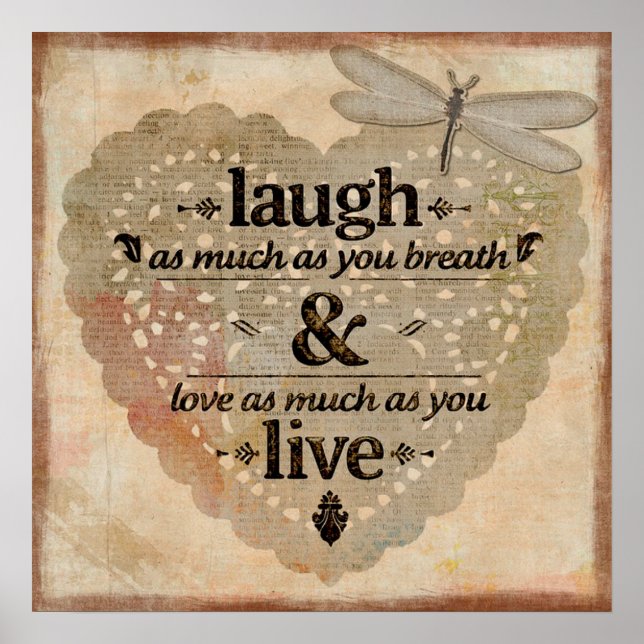 Lachen und leben poster (Vorne)