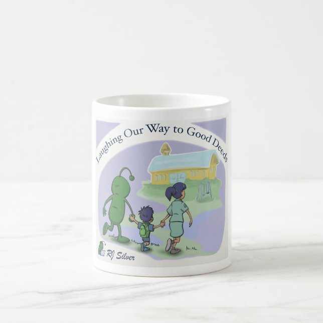 Lachen unserer Weise zu den guten Taten Kaffeetasse (Mittel)