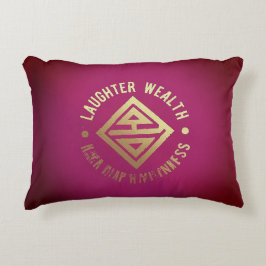 Lachen Wohlbefinden Dekokissen