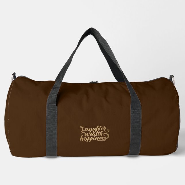 Lachen Wohlbefinden Duffle Bag (Vorderseite)
