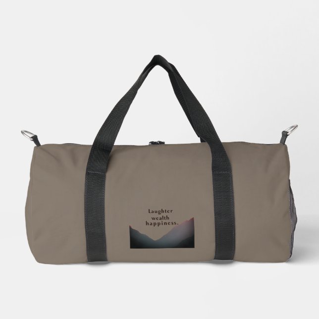 Lachen Wohlbefinden Duffle Bag (Vorderseite)