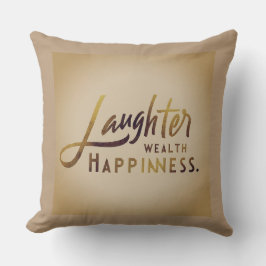 Lachen Wohlbefinden Kissen