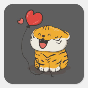 Lachend Tiger Best Stickers