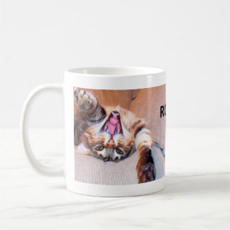 Lachende bengalische Katzen-Tasse Tasse